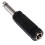 kenable 6.35mm Stereo Socket to 6.35mm Mono Jack Plug Adapter 1