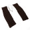 Warm Heated Leg Warmer Socks Over Knee Brown Elastic One Size 2