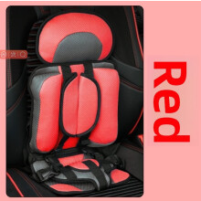 (Red, 56cm) Booster Baby Portable Seat For Car Travel Kids Safety Compact Lightweight Chair