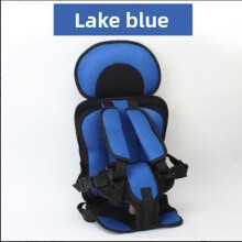 (Sky Blue, 56cm) Baby Portable Booster Seat For Car Travel Kids Safety Lightweight Compact Chair