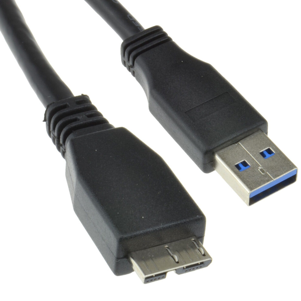 Kenable Usb 3.0 Superspeed A Male To 10 Pin Micro B Male Cable 0.5M 50Cm Black