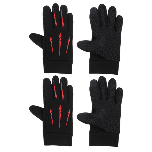 10Paare Touchscreen Motorradhandschuhe Vollfinger Winddicht Isoliert 2