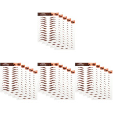 Transferts Sourcils Marron Waterproof Autocollants Naturels