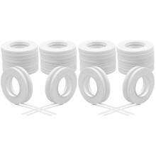 60Rolls Tear-Resistant White Lash Extension Tape for Salon and Makeup