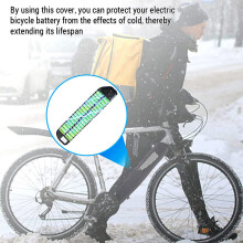 48V 14Ah Neopren E-Bike Akkuabdeckung Wasserdicht Staubdicht Reflektivschild