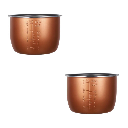 2Pièces Pot Liner Aluminium Pour Cuiseur De Multi Usage