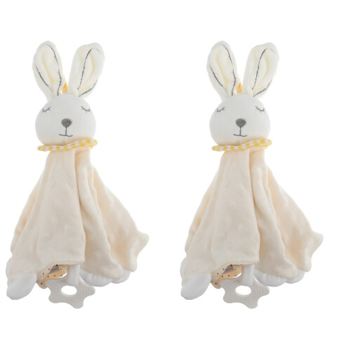 2Pièces Serviette Morsure Bébé Blanche Douce Et 1