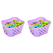 60Pcs Strong PP Clothespin Clips Assorted Color for Laundry and Crafts