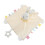 2Pièces Serviette Morsure Bébé Blanche Douce Et 10