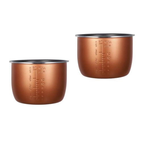 2Pièces Pot Liner Aluminium Pour Cuiseur De Multi Usage 2
