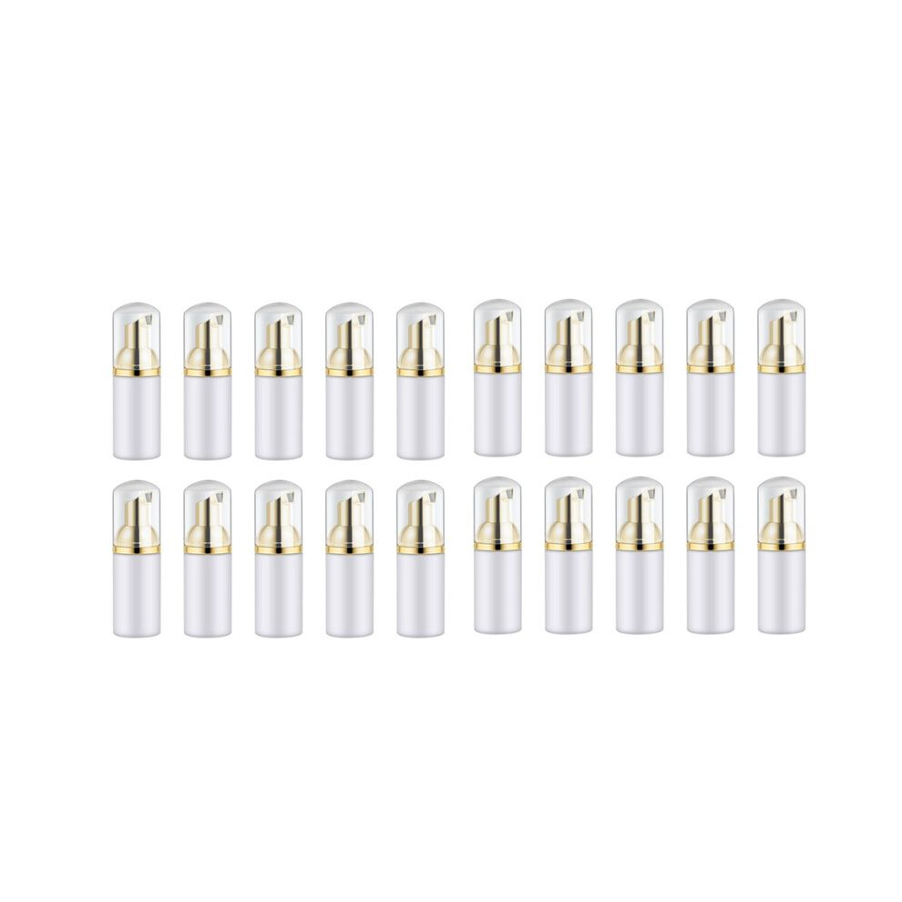 20PCS 30ML Plastic Foaming Bottle Soap Mousses Liquid Dispenser,Froth Shampoo Lotion Bottling Foam Bottles