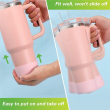 2 Pcs Silicone Cup Boot Accessories for Tumbler Stainless Steel Cup 40Oz 20Oz 30Oz for Sport Flask Water Bottle C