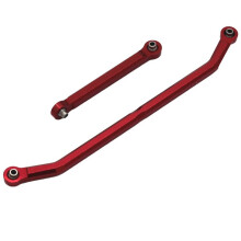 Metalen Verstelbare Stuurverbinding Trekstang voor 1/12 MN128 MN86S G500 Offroad-Rupswagen, Rood B