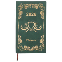 Journal Gestion Temps 2026 Format PU Vert Planifier