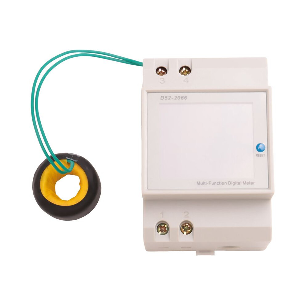 Din Rail Digital Electric Meter Ac40-300V 100A Voltmeter Current Power Meter Kwh Electric Frequency Meter 4712821685989