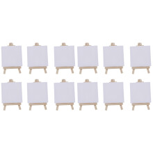 12Ensembles Mini Chevalets En Bois Pour Enfants Artistes