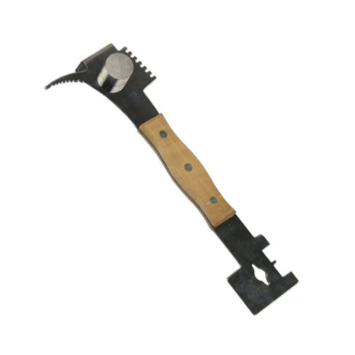 Multi-Purpose Hive Tool with Wooden Grip Hive Scraper,Bee Hive Tool Frame Lifter Uncapping Knife Beekeeping Tools