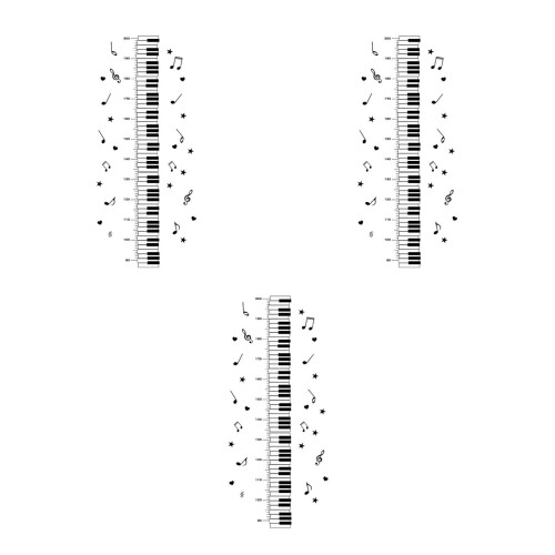 Autocollants Hauteur Piano Design