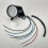 Cafe Racer Retro Motorcycle Modified Gauge LED Indicator Mechanical Speedometer Odometer 220Km/H 3