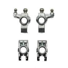 Lenkschalen-HinterradnabenträGer Aus Metall für SCY 16101 16101 Pro 16102 16103 16201 16301 16302 16303 RC-Auto-Upgrade-Teile