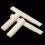 Folk Guitar Cow Bone Upper and Lower Saddle Bridge Saddle Nut Upper Saddle 43mm Lower Bridge 74mm 2