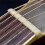 Folk Guitar Cow Bone Upper and Lower Saddle Bridge Saddle Nut Upper Saddle 43mm Lower Bridge 74mm 6