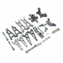 Juego de Bloques de DireccióN de Brazo de SuspensióN de Metal para HBX 16889 16889A 16890 16890A SG1601 SG1602 1/16 RC Car Upgrades Kit de Piezas, 3
