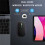 BT5.1+2.4Ghz Wireless Mouse with Mouse Jiggler,Rechargeable 2.4G Mouse, Mouse Mover for USB-Enabled Computer,Black 3