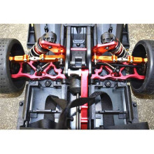Metal Front & Rear Suspension Arm Set for Arrma 1/7 Limitless Infraction 6S 1/8 Typhon 6S Rc Car Upgrade Parts Red