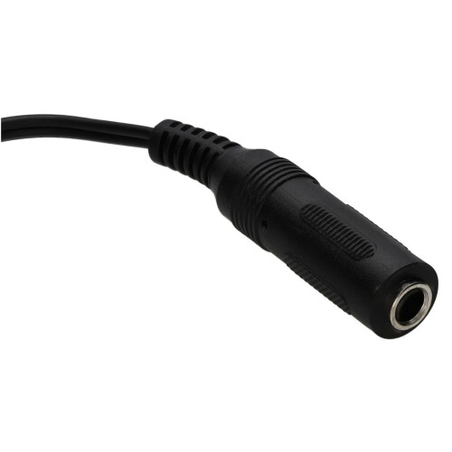 kenable 6.35mm Jack Socket to Twin RCA Phono Plugs Adapter Cable 10cm 2