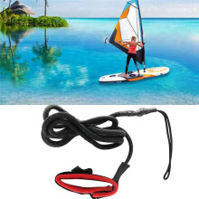 Stand Paddle Board Corda Gamba Guinzaglio Tavola da Surf Piede Corda Accessorio Protezione Surf, Nero Rosso