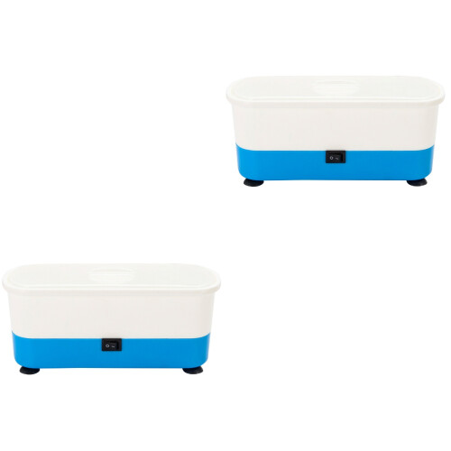 2Pièces Machine Nettoyage Lunettes Compacte Pour Verres 2