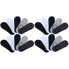 20Paires Antidérapantes Coton Élastique Multicouleur