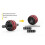 Ab Wheel Roller Workout Roller Wheel with Knee Abdominal Exercise Equipment for Home Gym Training Core Muscles,B 7