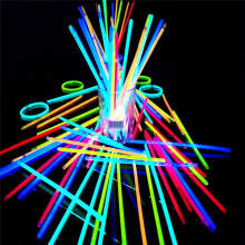 100 Uds. Barras Luminosas Fluorescentes, Pulseras, Collares, NeóN para Fiesta de Boda, Barras Luminosas, Barras Luminosas de Colores Brillantes