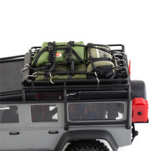 Simulation Storage Bag Roof Bag Luggage Bag Handbag Decoration for TRX4M Axial SCX24 1/18 1/24 RC Crawler Car,Green