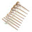 9 Golden Oval Makeup Brush Beginner Brush Foundation Blush Traceless Makeup Brush Set 3