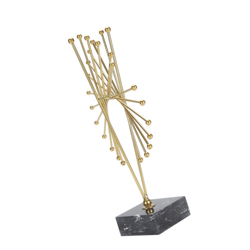 Iron and Marble Abstract Sculpture 1