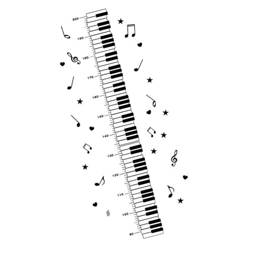 Autocollants Hauteur Piano Design 2