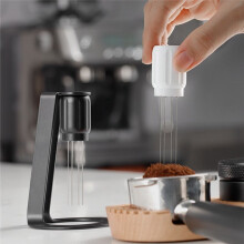 WDT Tool Magnetic Coffee Stirrer Distribution Tool Espresso Cloth Powder Stirrer Coffee Stirring Tool with Stand-B