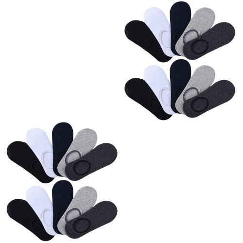 20Paires Antidérapantes Coton Élastique Multicouleur 2