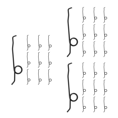 30Pcs Silver Stainless Steel Button Springs for Controller Replacement