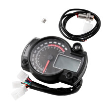 Compteur Moto Numérique Noir Avec Tachymètre Et Batterie