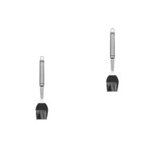 2Pcs Stainless Steel Bbq Brush for Grill Sauce Multi-Use Cooking Tool