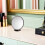 Wooden Tabletop Mirror Coffee Color Frame Compact Vanity 6