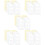 Convenient Multi-Purpose Bottle Label Stickers Assorted Colors 7