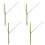 12Pièces Accessoires Bambou Fixation Support Stable Pour Vase 2