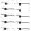 30Pcs Silver Stainless Steel Button Springs for Controller Replacement 2