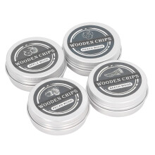 Rauchholzchips für Cocktail-Smoker, 4 Geschmacksrichtungen, 139g