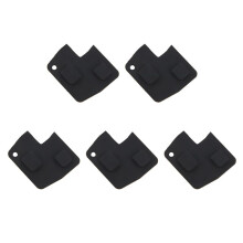 5X 2 Keys Rubber Button Key Remote Control for Yaris Rav4 Mr2 Celica